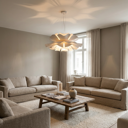 French Flower Petal Chandelier