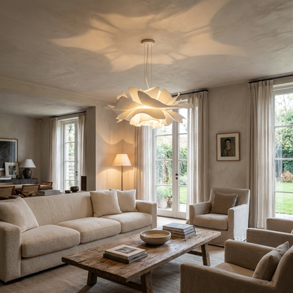 French Flower Petal Chandelier