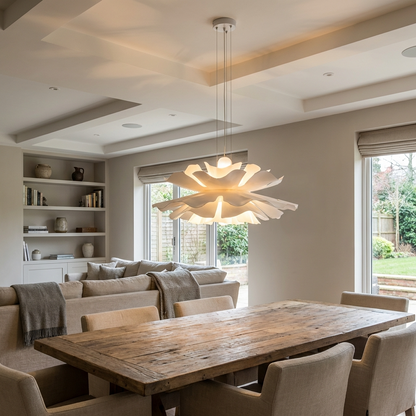 French Flower Petal Chandelier