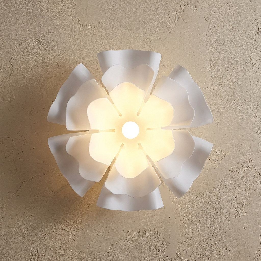 French Flower Petal Chandelier