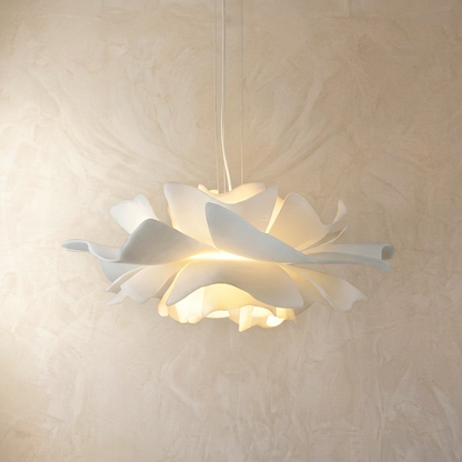 French Flower Petal Pendant Light