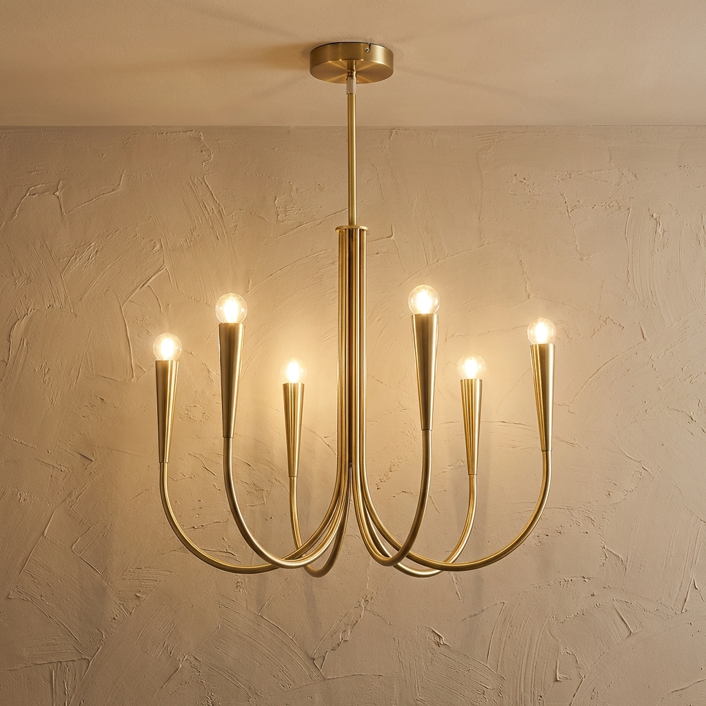 French Nordic Branch Chandelier