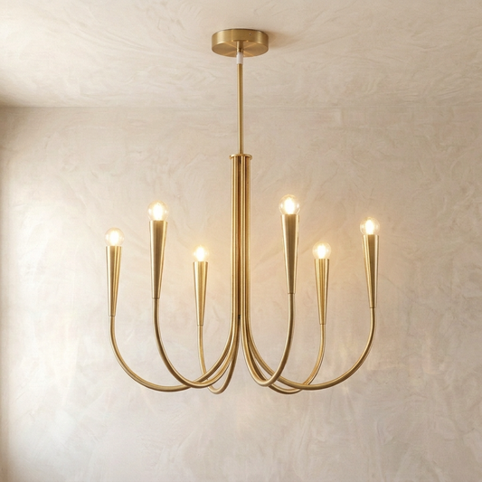 French Nordic Branch Chandelier