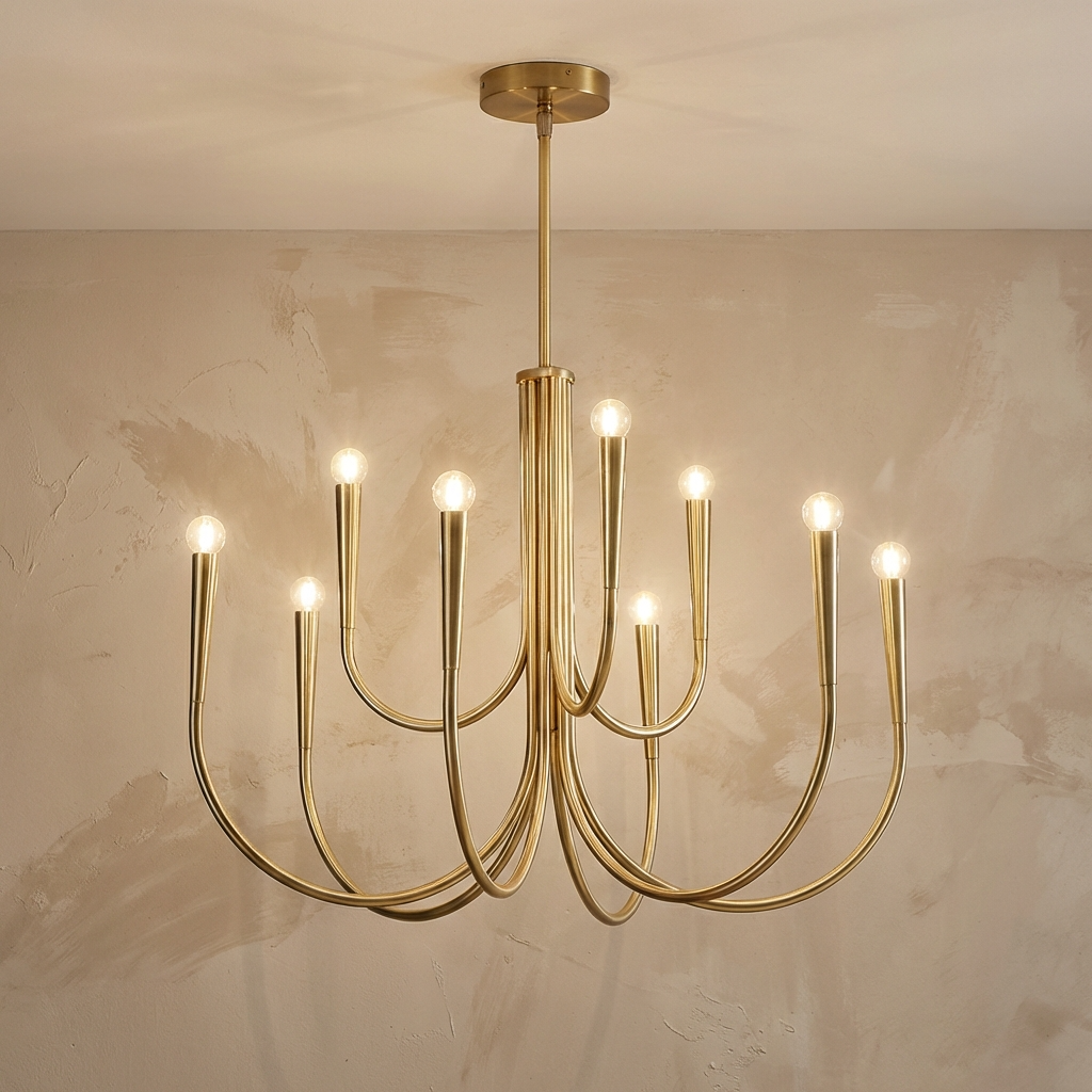French Nordic Branch Chandelier
