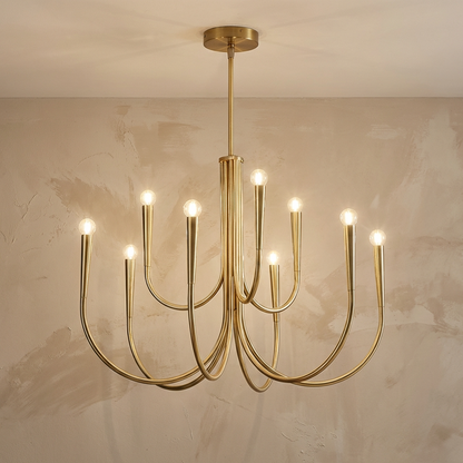 French Nordic Branch Chandelier