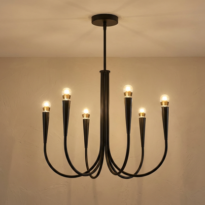 French Nordic Branch Chandelier