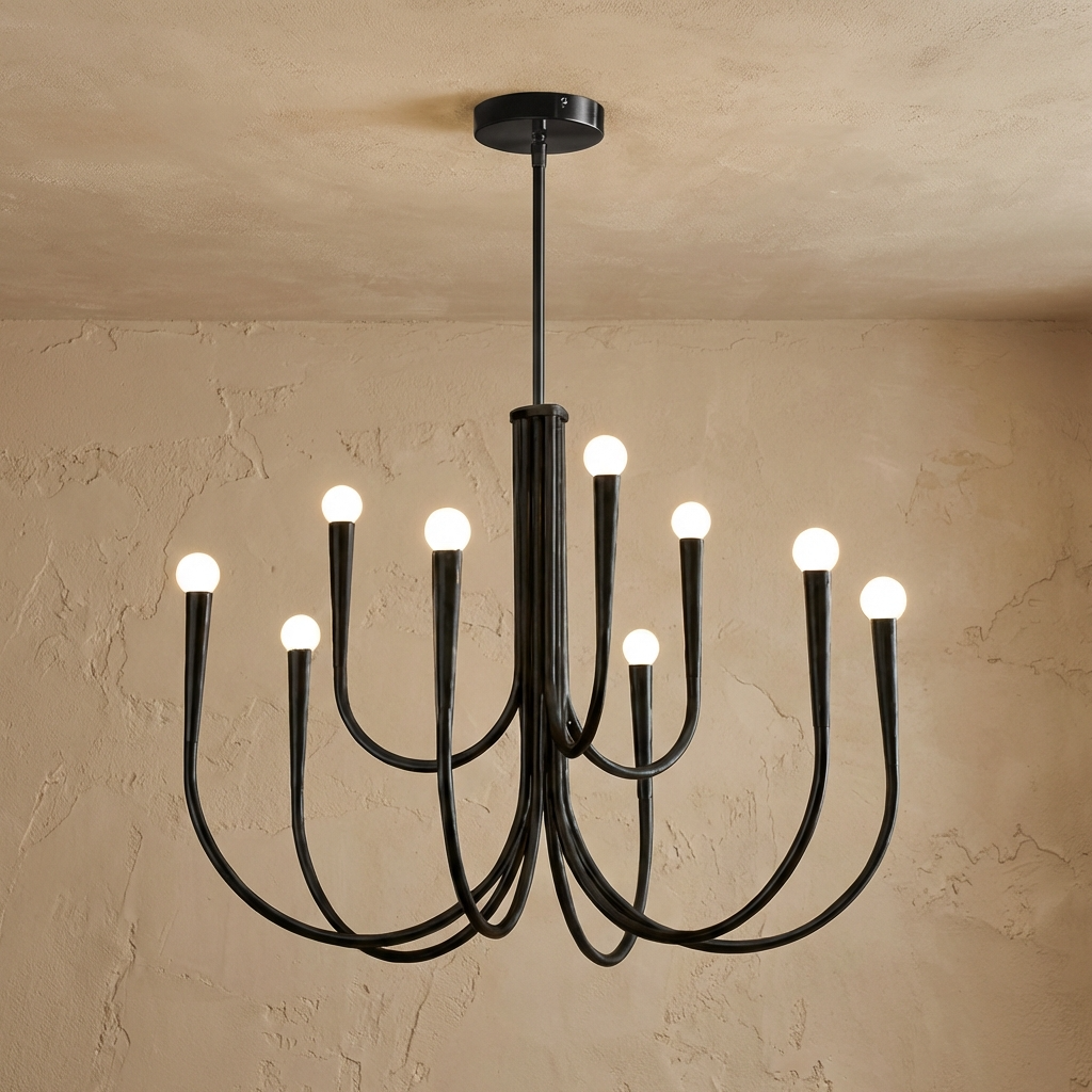 French Nordic Branch Chandelier