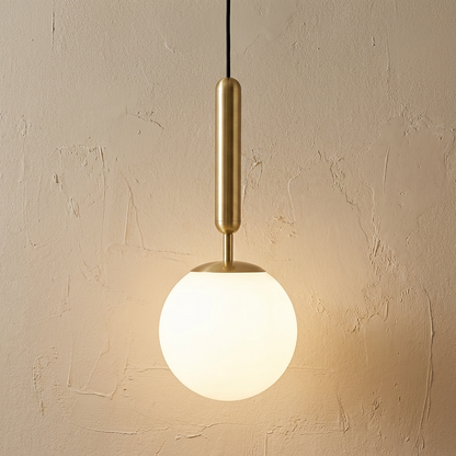 Frosted Globe Pendant Light