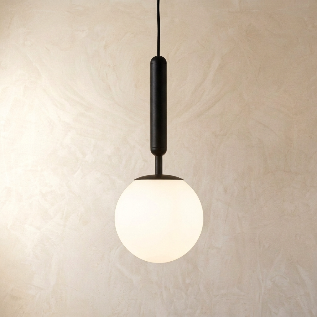 Frosted Globe Pendant Light