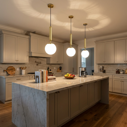 Frosted Globe Pendant Light