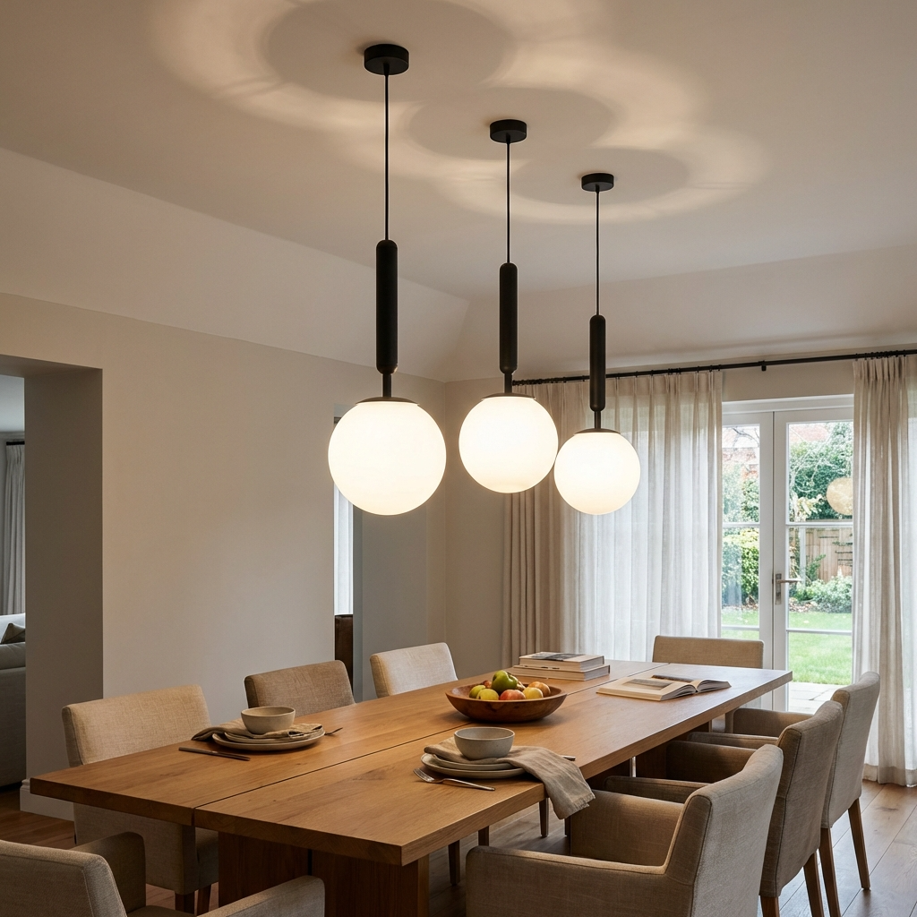 Frosted Globe Pendant Light