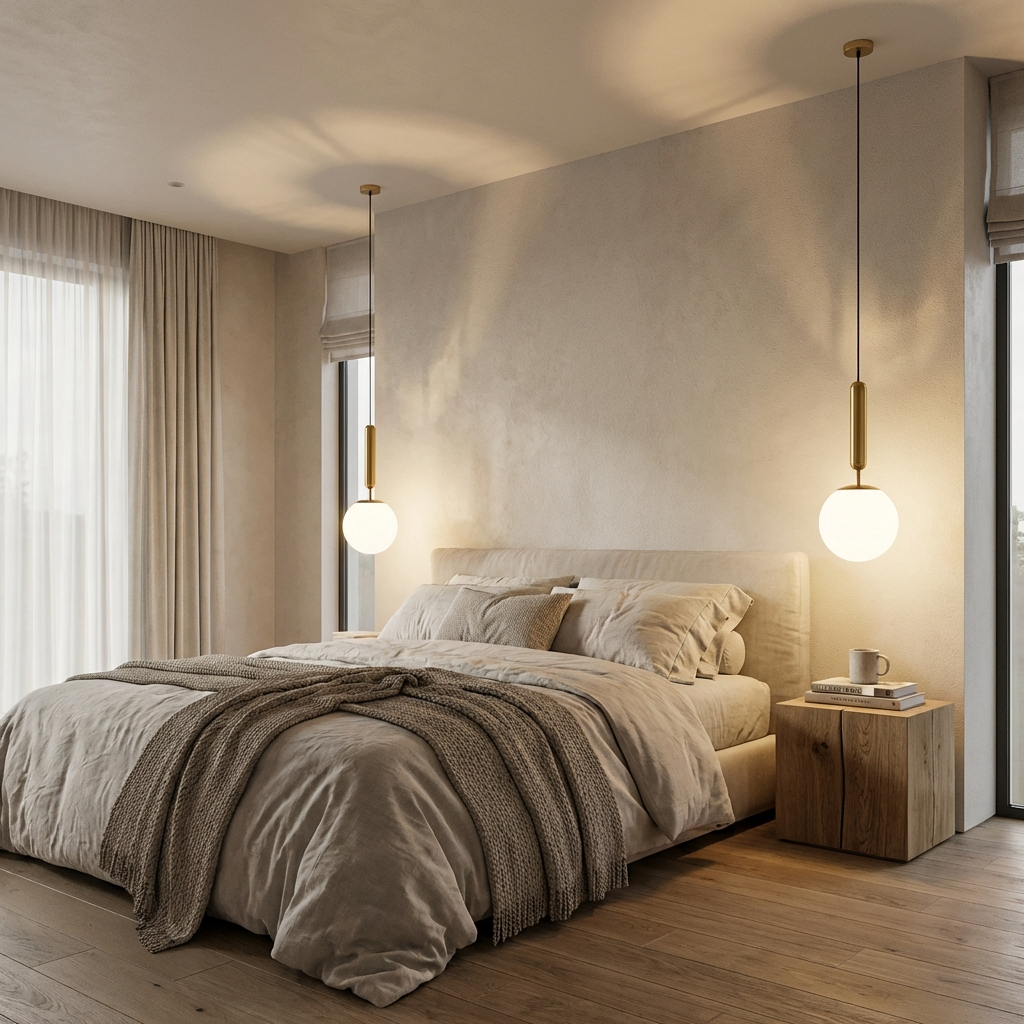 Frosted Globe Pendant Light