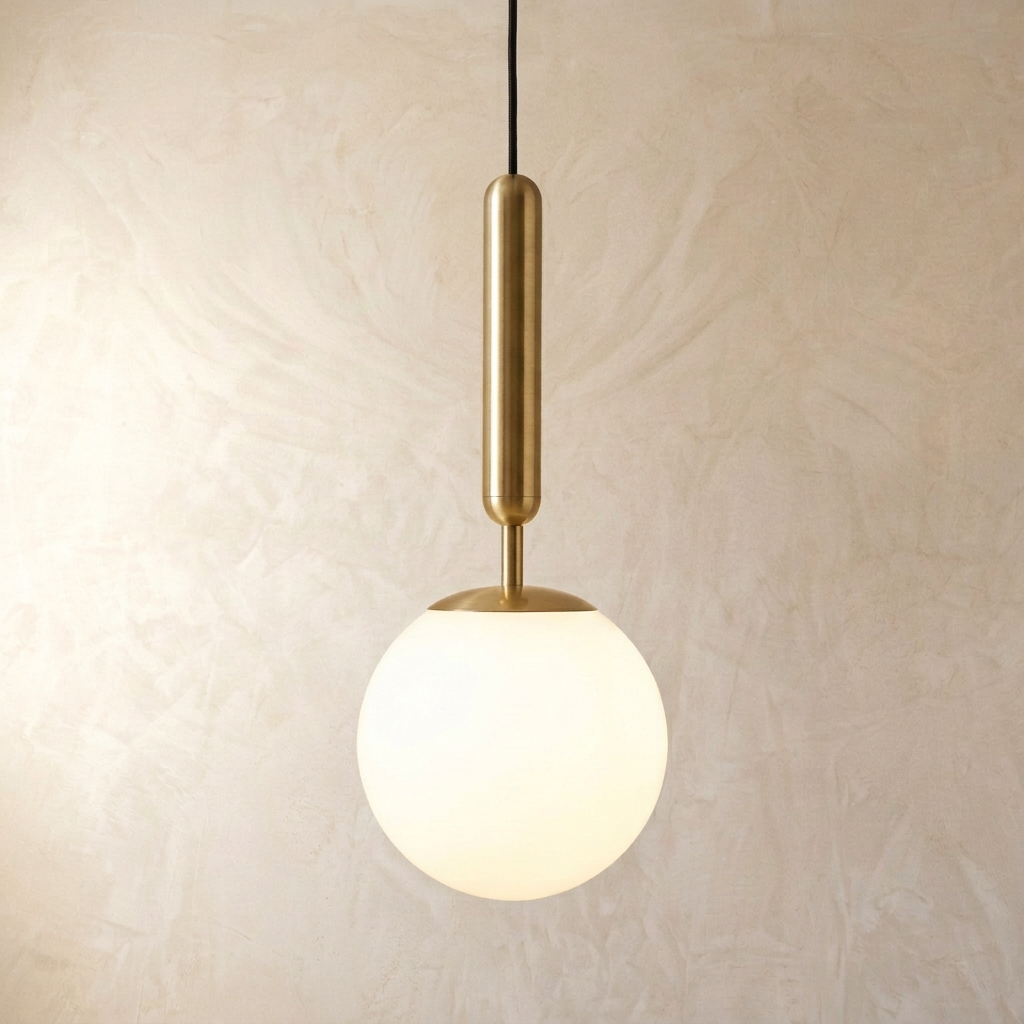 Frosted Globe Pendant Light
