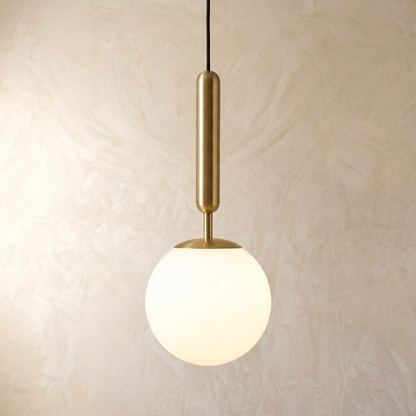 Frosted Globe Pendant Light