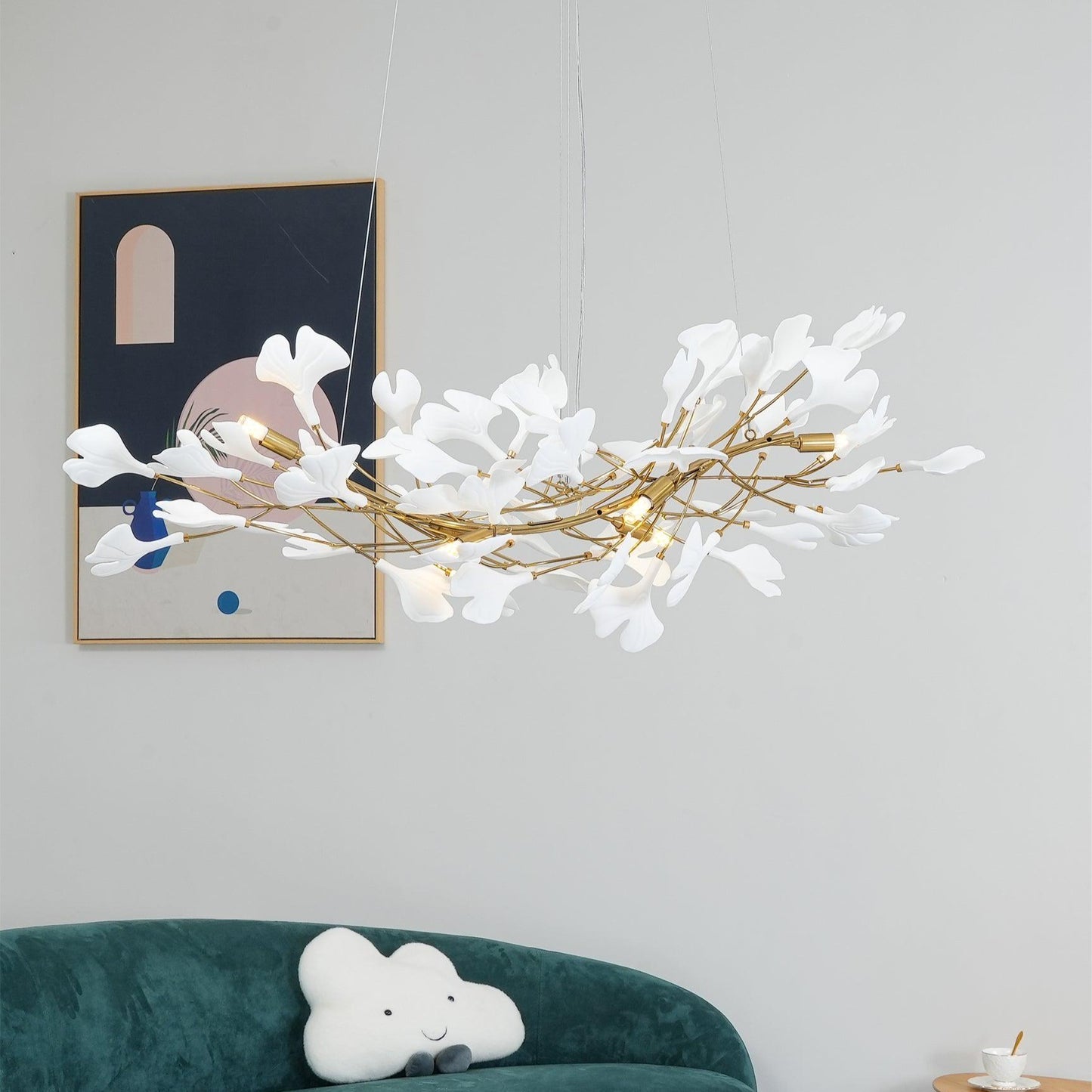 Gingko Flower Petal Chandelier