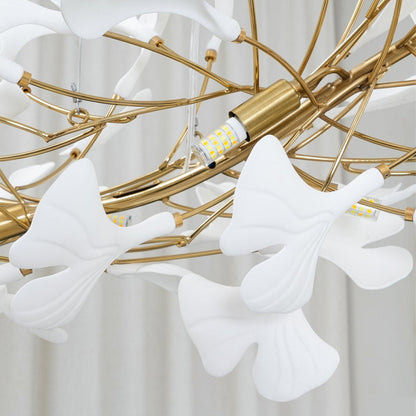 Gingko Flower Petal Chandelier