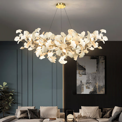 Gingko Flower Petal Chandelier
