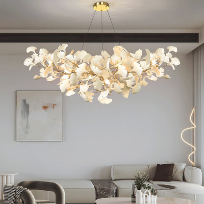 Gingko Flower Petal Chandelier