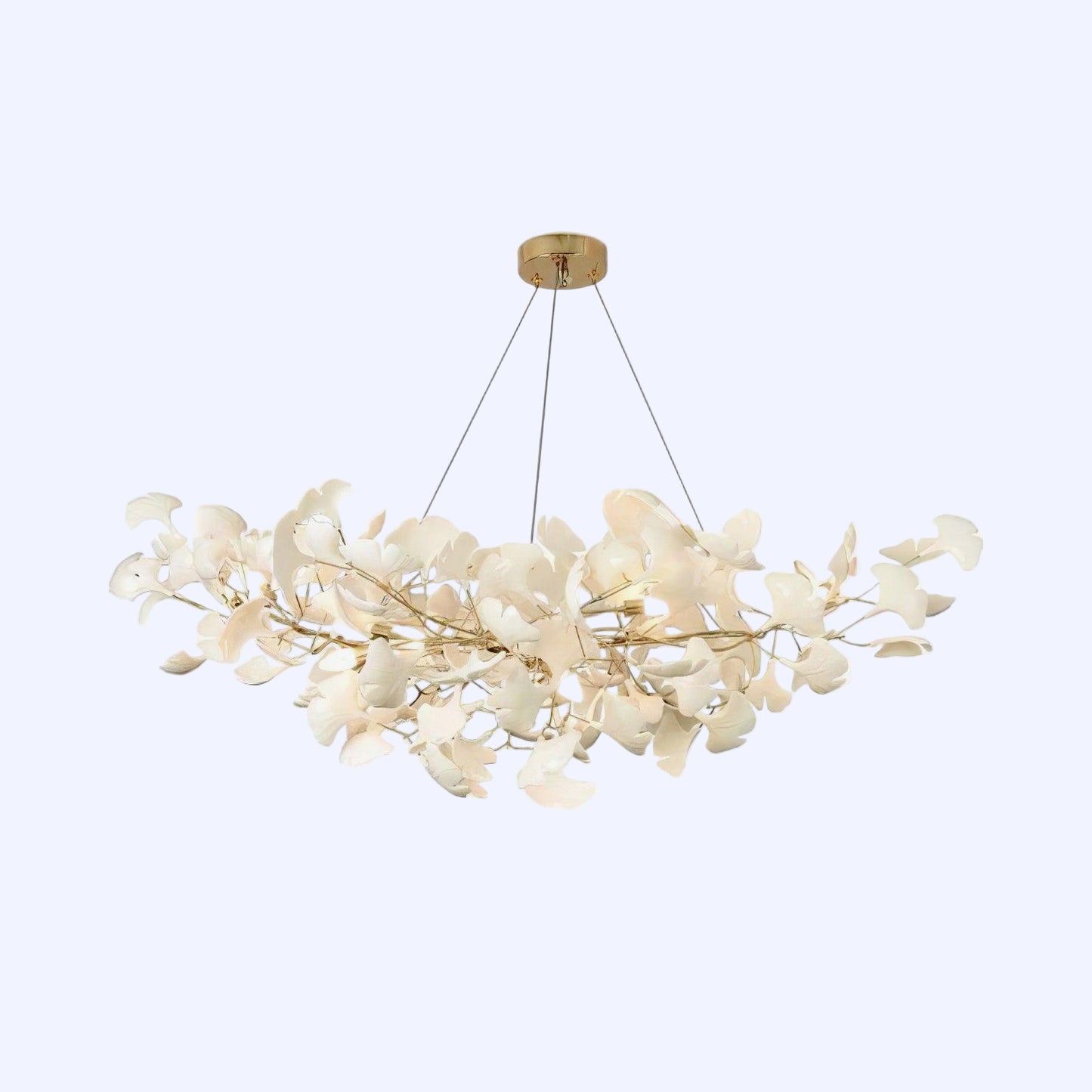 Gingko Flower Petal Chandelier