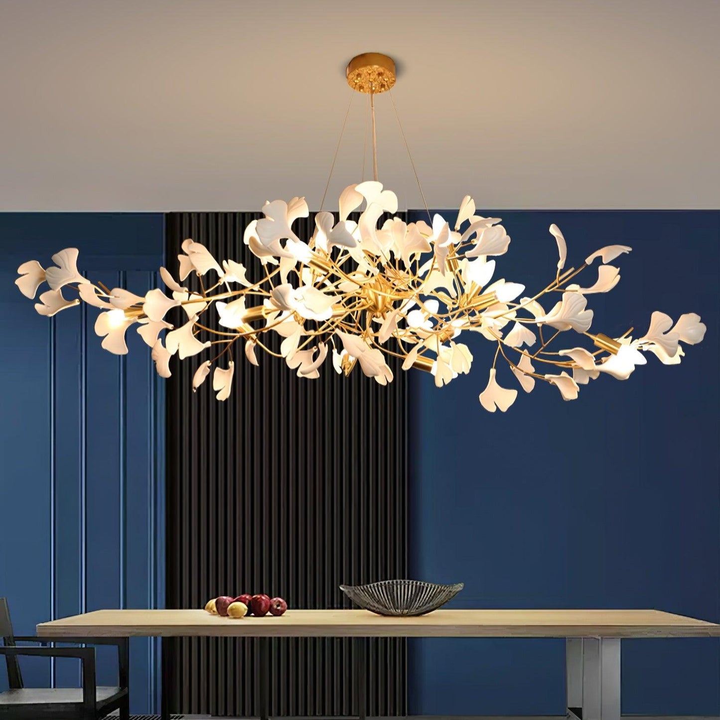 Gingko Flower Petal Chandelier