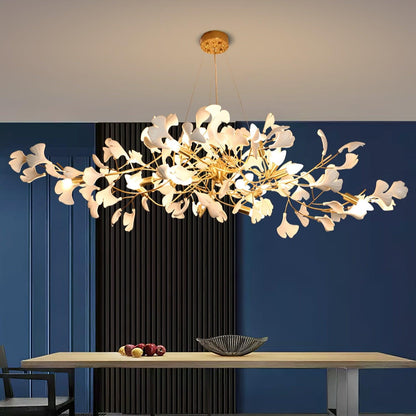 Gingko Flower Petal Chandelier