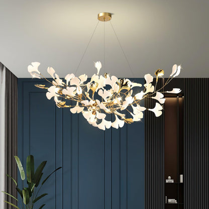 Gingko Flower Petal Chandelier