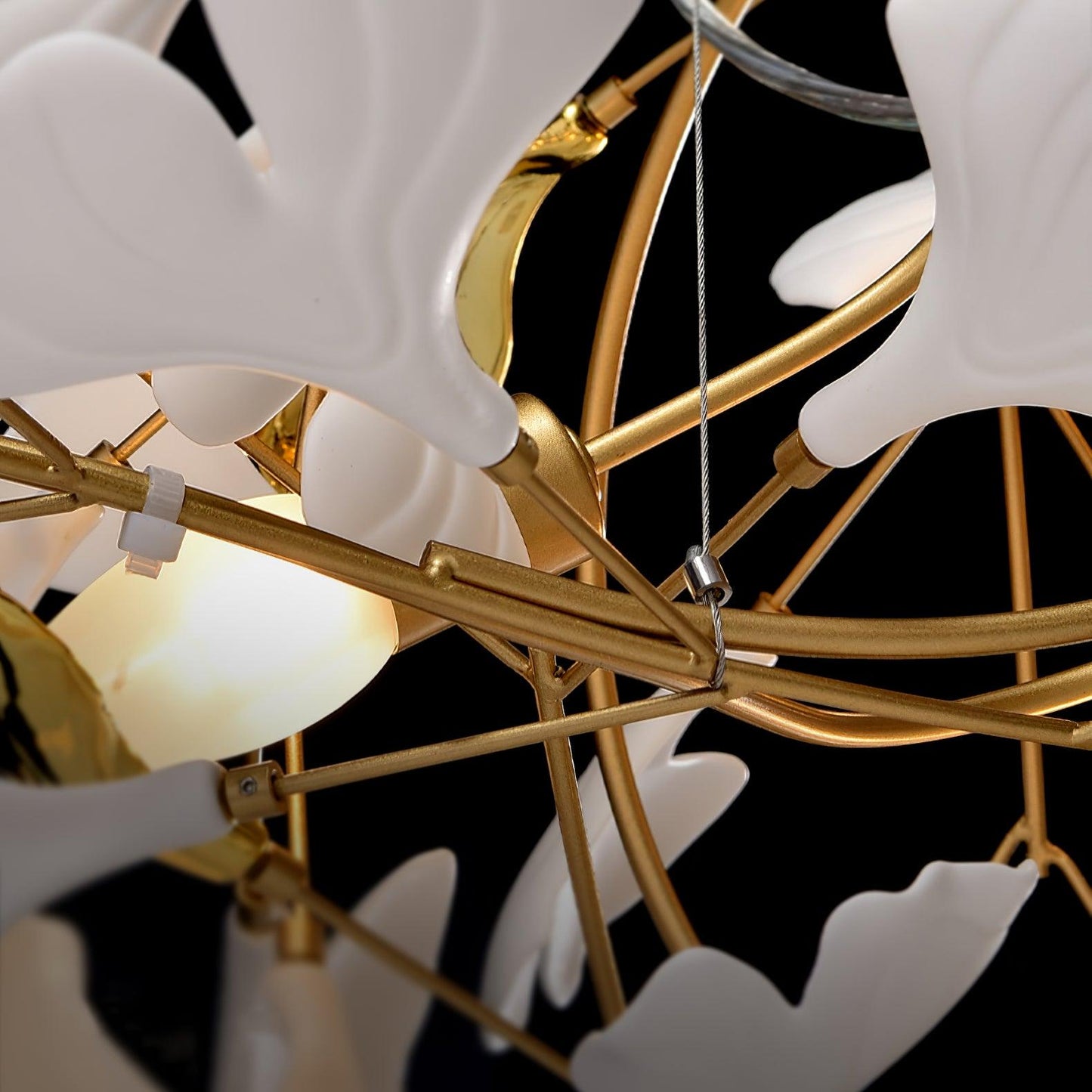 Gingko Flower Petal Chandelier