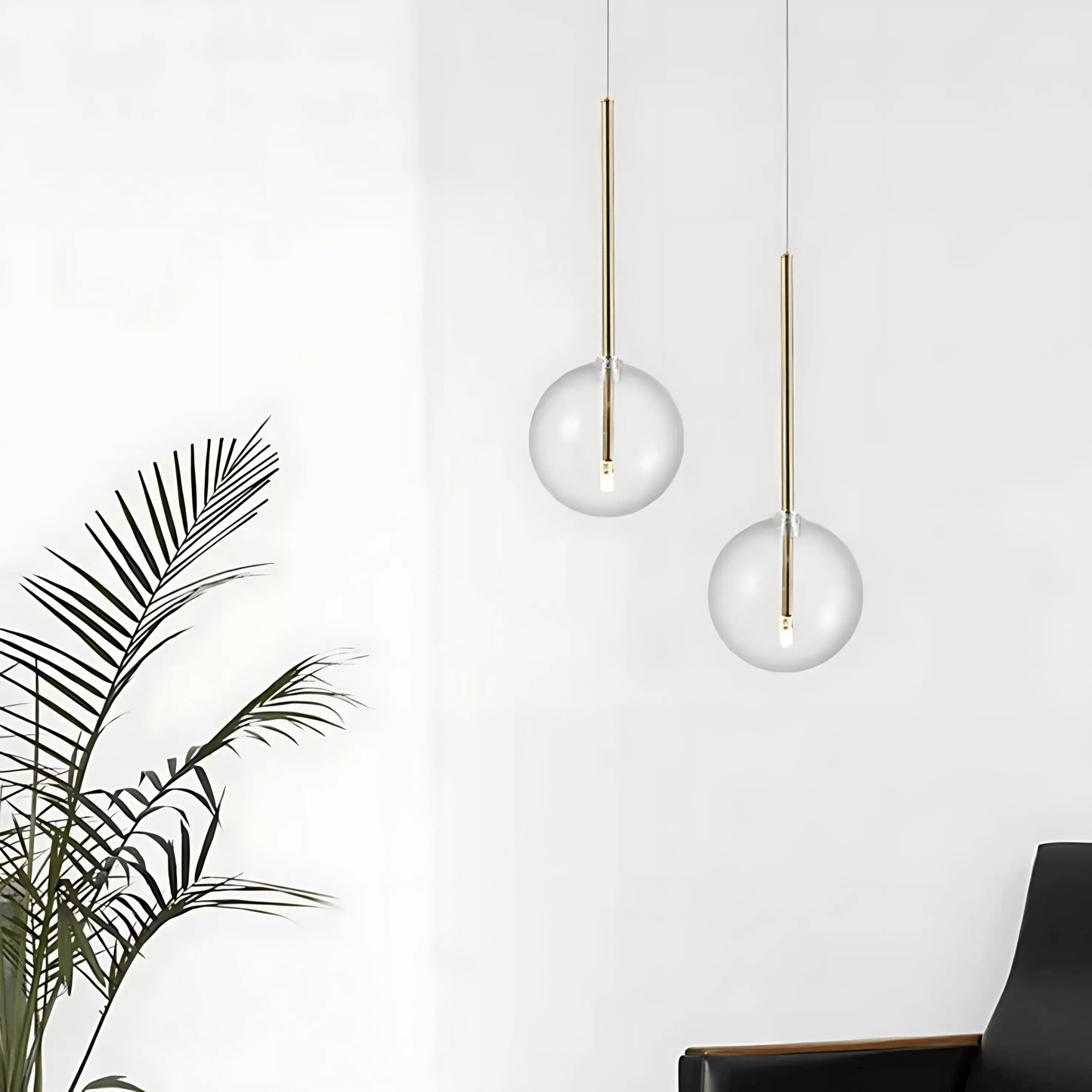 Glass Globe Pendant Light
