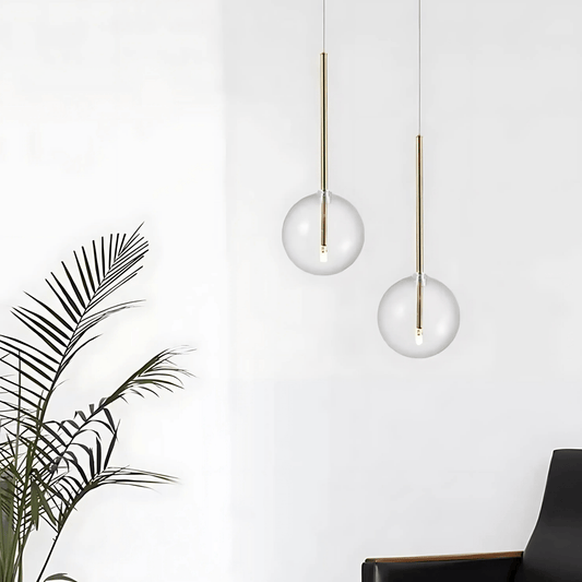 Glass Globe Pendant Light