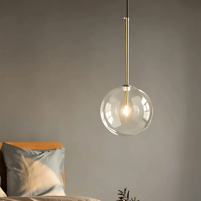 Glass Globe Pendant Light