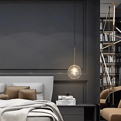 Glass Globe Pendant Light