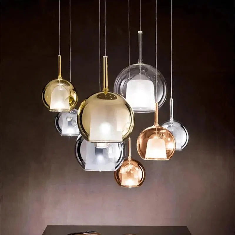 Glass Globe Pendant Light
