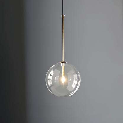 Glass Globe Pendant Light