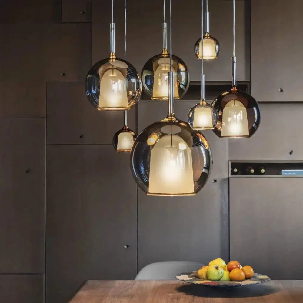 Glass Globe Pendant Light
