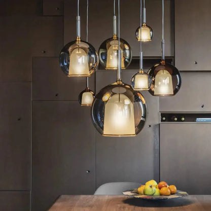 Glass Globe Pendant Light