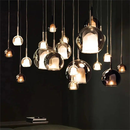 Glass Globe Pendant Light
