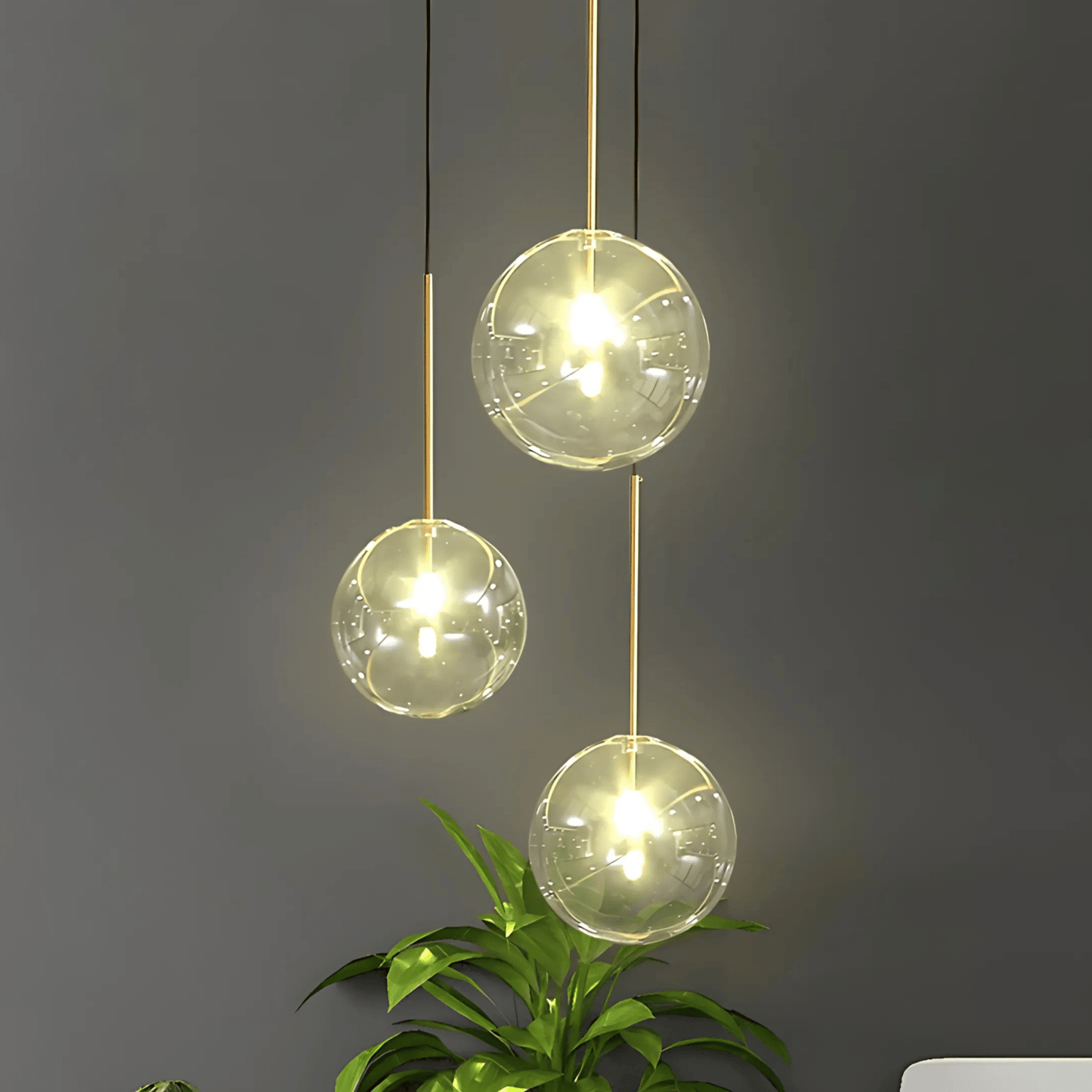 Glass Globe Pendant Light