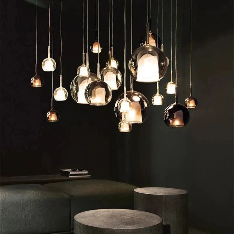 Glass Globe Pendant Light