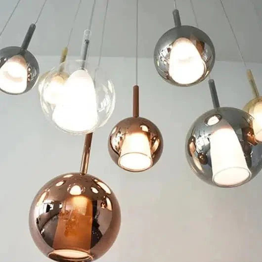 Glass Globe Pendant Light