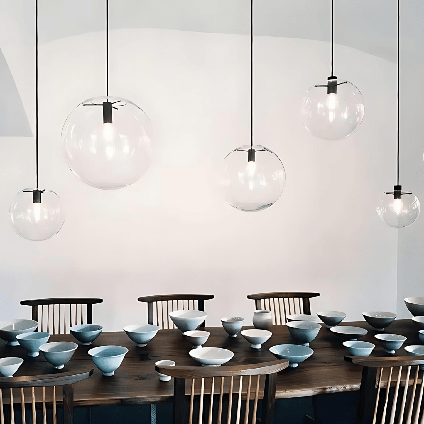 Glass Globe Pendant Light