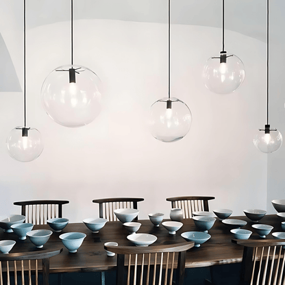 Glass Globe Pendant Light