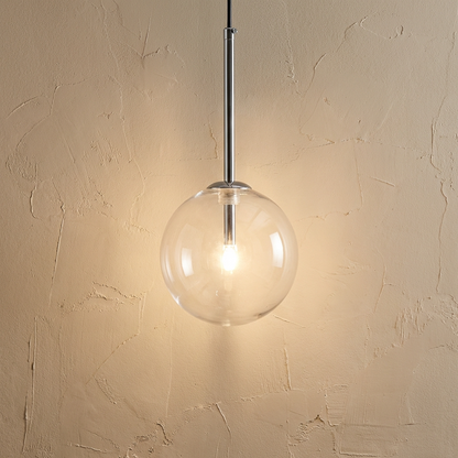 Glass Globe Pendant Light
