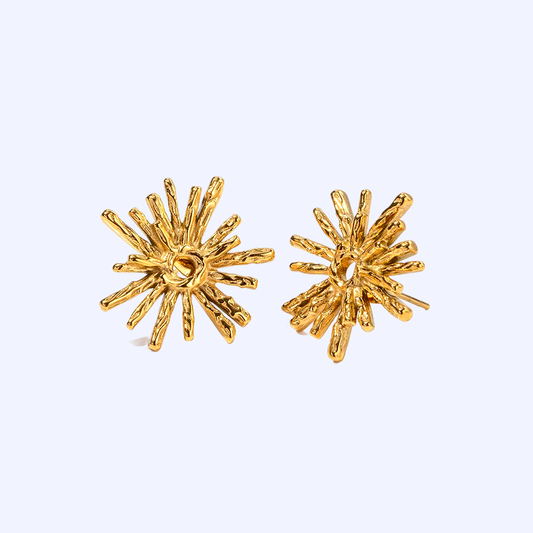 Sunburst Stud Earrings