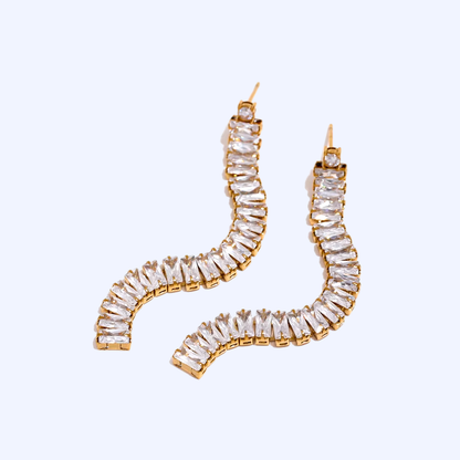 Long Tassel Drop Earrings