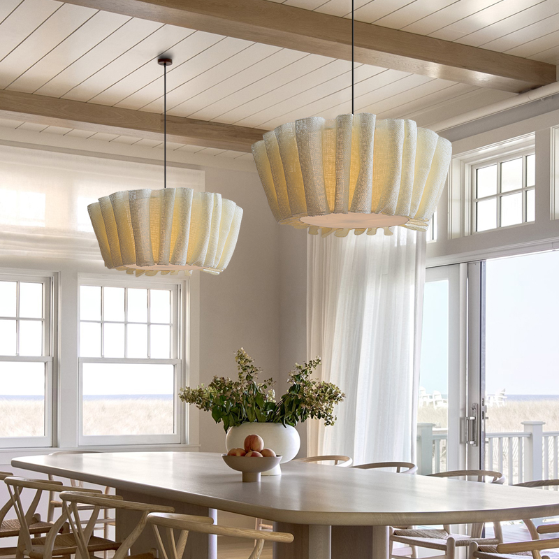 Nordic Vintage Handmade Fabric Chandelier