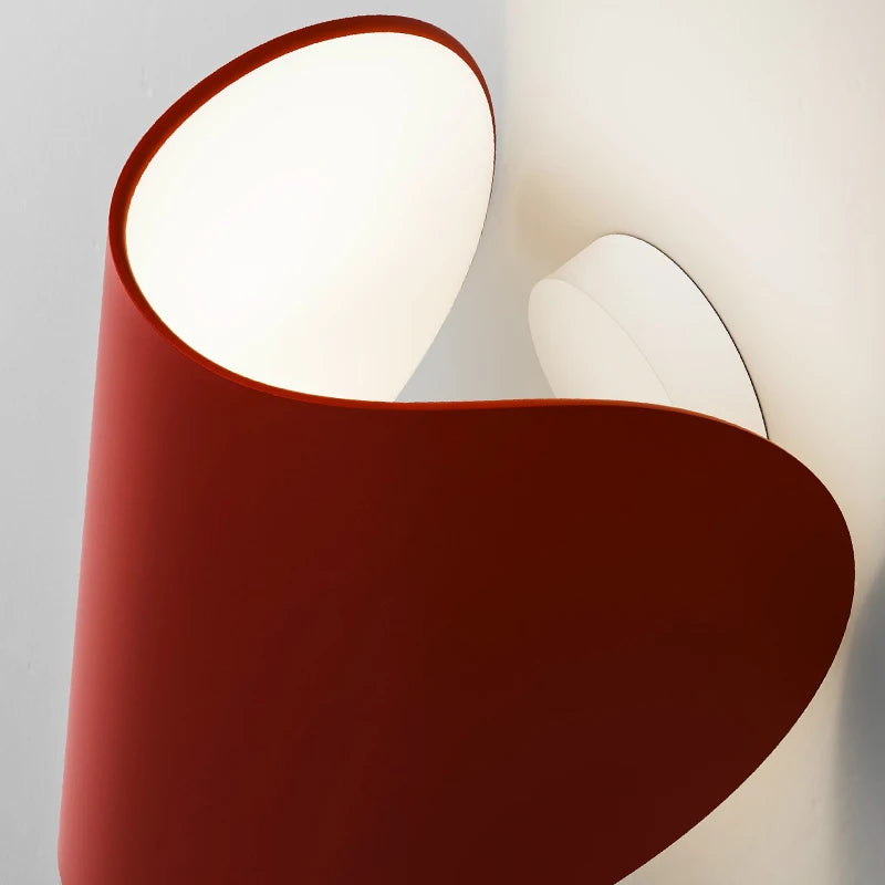 Rotating Twisting Curve Wall Light