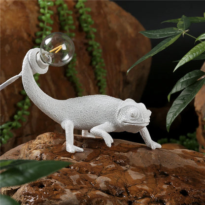 White Chameleon Table Lamp