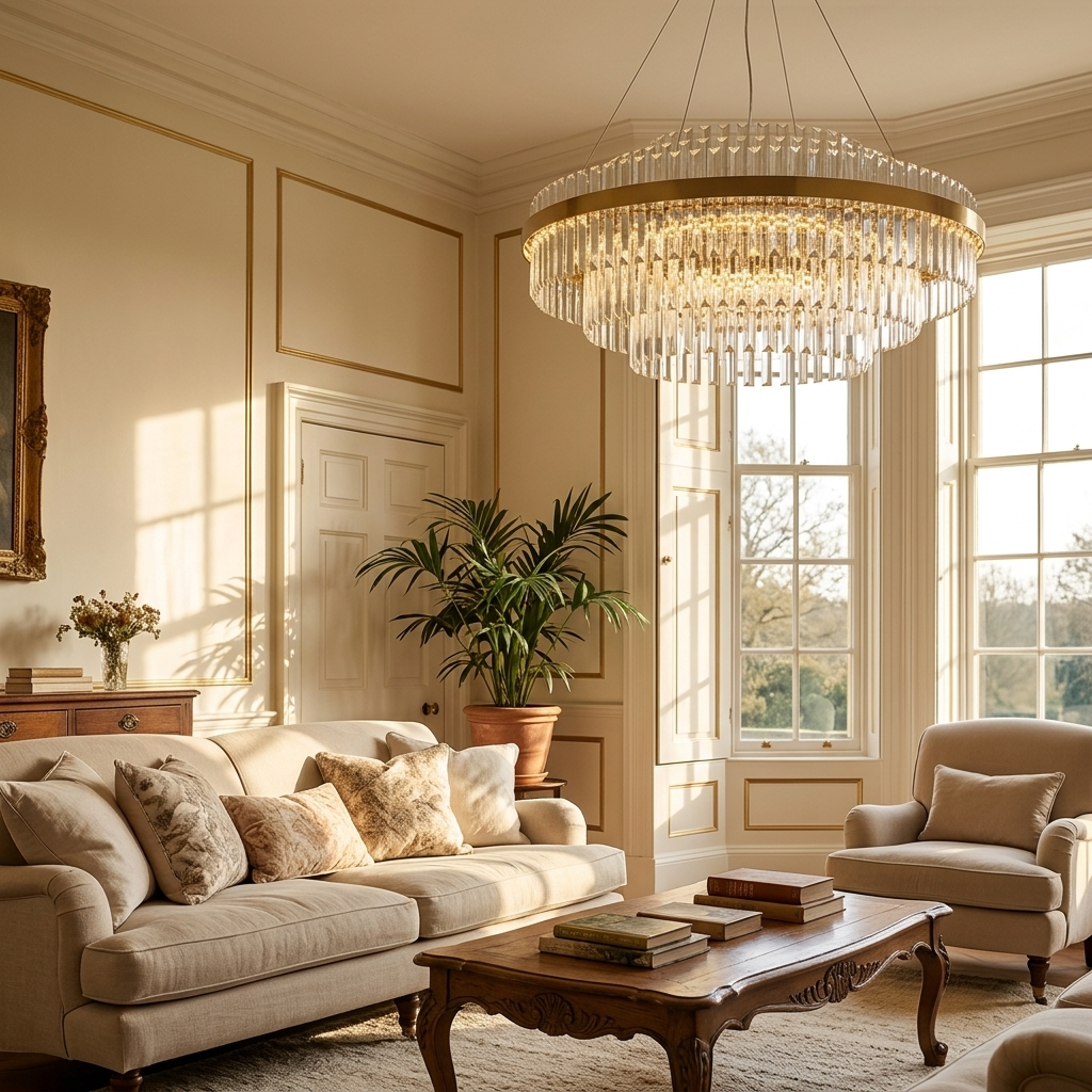 Imperial Crystal Ring Chandelier