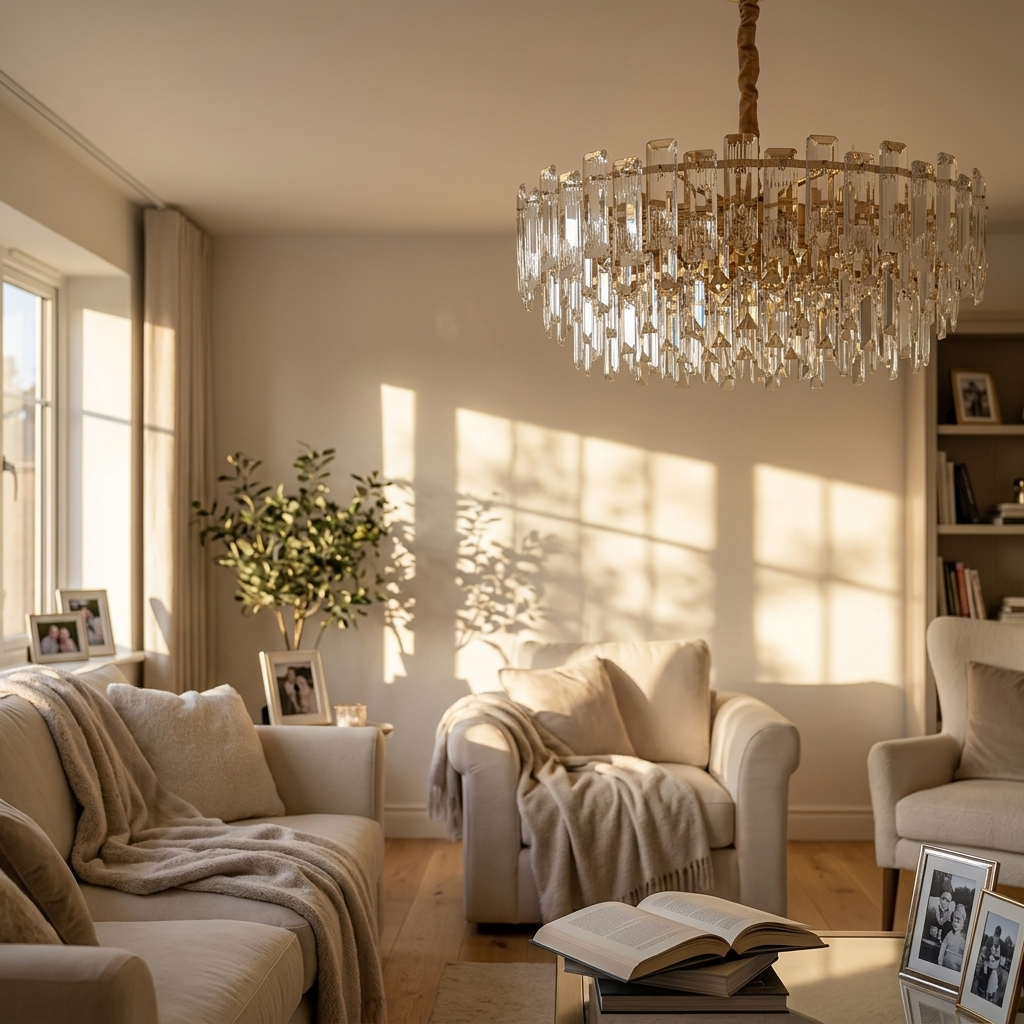 Imperial Tiered Crystal Chandelier