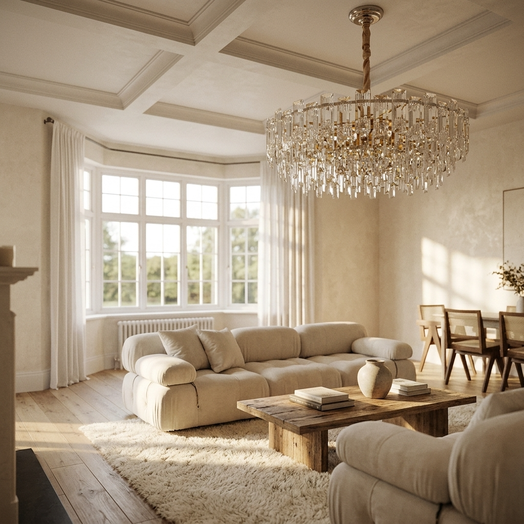 Imperial Tiered Crystal Chandelier